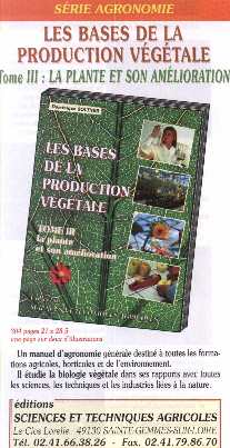 Les Bases de la Production V�g�tale : Tome 3