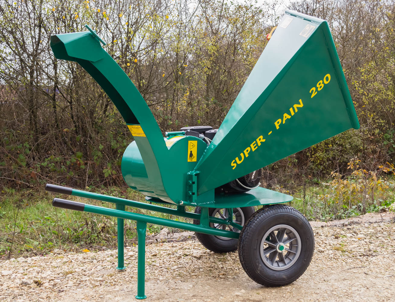 Broyeur de végétaux SUPER-PAIN 280 moteur thermique 7cv essence